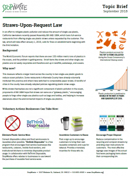 Straw Upon Request Topic Brief